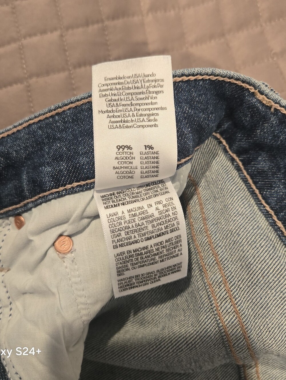 MOTHERMID RISE RIDER ANKLE FRAY - Picture 9 of 10